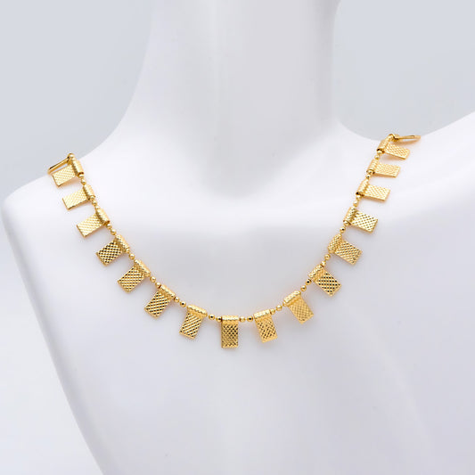 Gold plated Brass Rectangle Chains, DIY Material Supplies (#LK-408)/ 1 Meter=3.3 feet