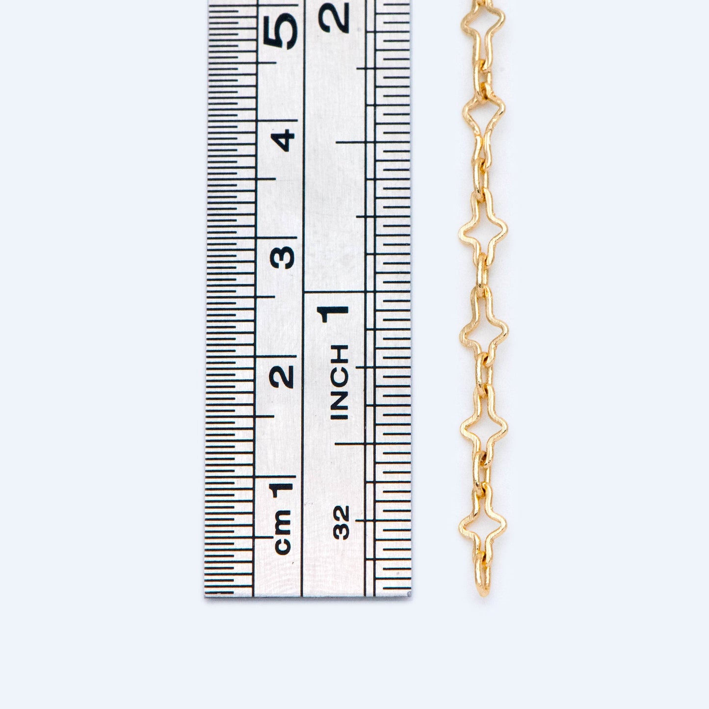 Gold plated Brass Link Chains, Specialty Chains for DIY Necklace, Chain Findings (#LK-430)/ 1 Meter=3.3 ft