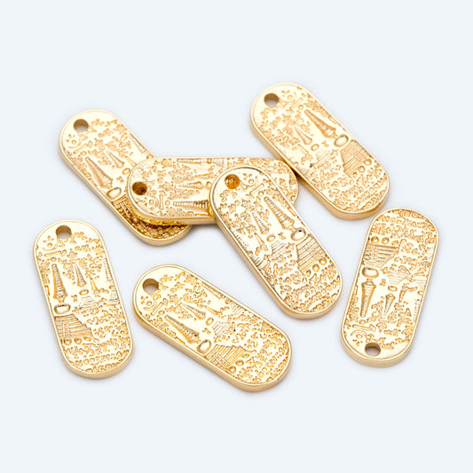 10pcs Gold/ Silver Tone Egyptian Charm, Egyptian Pendant for Jewelry Making (GB-1618)