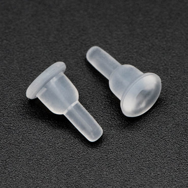 20pcs Rubber Earring Backs, Earring Backs, Rubber Earring Nuts, Earring Nuts, Ear Nuts, Earring Stoppers, Jewelry Supplies (#GB-651-C)