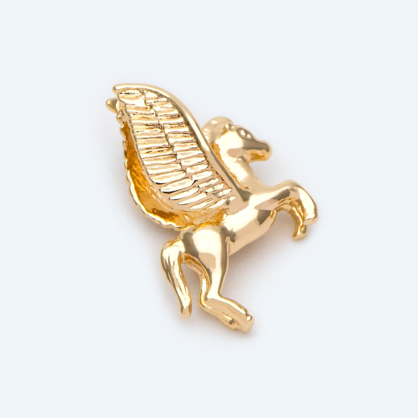 10pcs Gold Pegasus Charm Pendants, Earring Findings, Jewelry Making, Diy Material, Jewelry Supplies (#GB-2649)