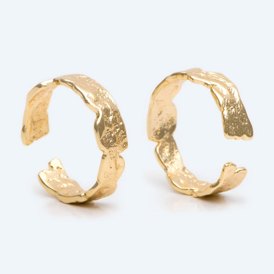 4pcs Hammered Gold Finger Ring, Everyday Ring, Modern Style Ring, Fashion Rings, Dainty Rings (#JZ-030-B)