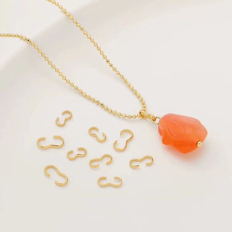 20pcs Gold 3 Shape Connector Links, Diy Chain Components,Jewelry Making, Diy Material, Jewelry Supplies (GB-1881)