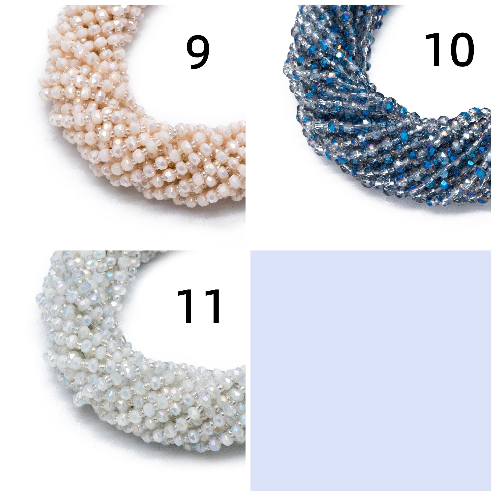 140pcs Faceted Crystal Rondelle Beads 4x3mm, Sparkly Glass Spacer Beads (TS-121)