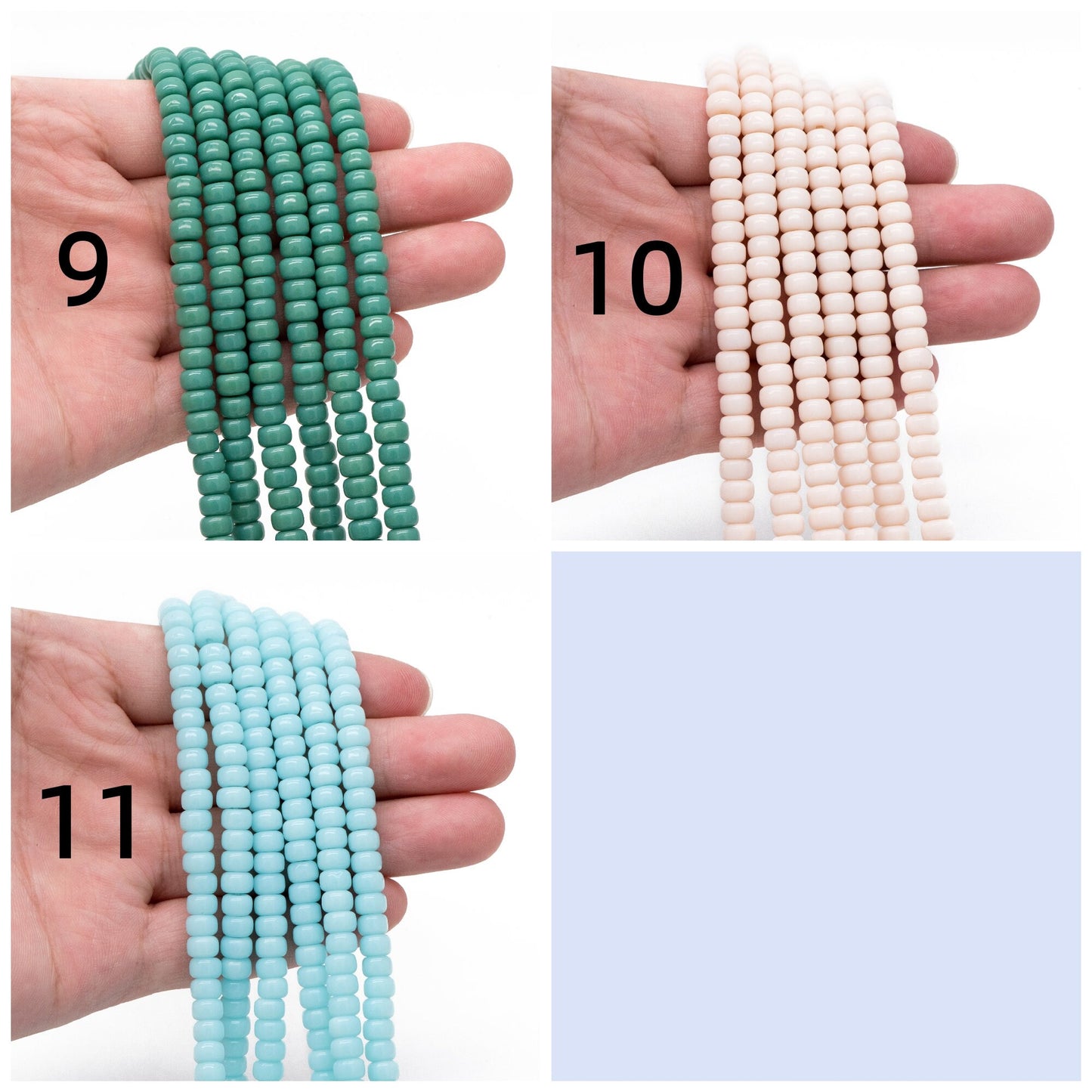 95pcs Smooth Rondelle Glass Beads, 6x4mm, Candy Color Crystal Beads (GM-044)