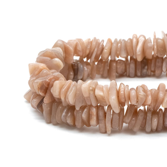 Natural Sunstone Pebble Nugget Beads, Smooth Oval Stone Beads 10-18mm, Wholesale Gemstone Beads (TR-056-2)/ Full strand