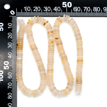 Natural heishi gemstone beads, 6x2mm, 15.5"Strd Beads, DIY Making Supplies (TR-070)