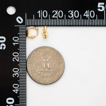 4pcs Gold Tiny Snake Hoop Earrings, 8mm hoop, Tragus Hoop, Rook Hoop, Helix Hoop, Cartilage Hoop, Cartilage Clicker Hoop (GB-3474-H)