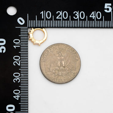 4pcs CZ Pave Hoop Earrings, 11mm, Huggie Earrings, Minimalist Earring, Small Gold Hoops Earring (GB-3399-E)