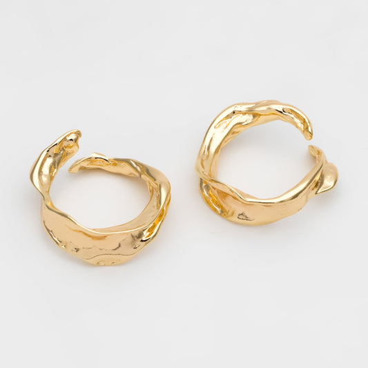 4pcs Gold/ Silver Irregular Finger Ring, Everyday Ring, Modern Style Ring, Fashion Rings (#JZ-031-C)