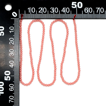 Luminous Stone Beads, Glow in the Dark, Aqua Blue/ Light Green/ Peach/ Blue Fluorescent Sphere Ball Beads, 14" Strand (GM-048)