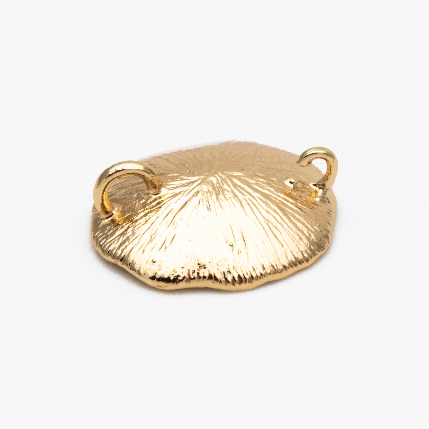 10pcs Gold Lotus Leaf Connectors, 18K Gold plated Brass, Lotus Leaf Charm Connectors (GB-3076-B)