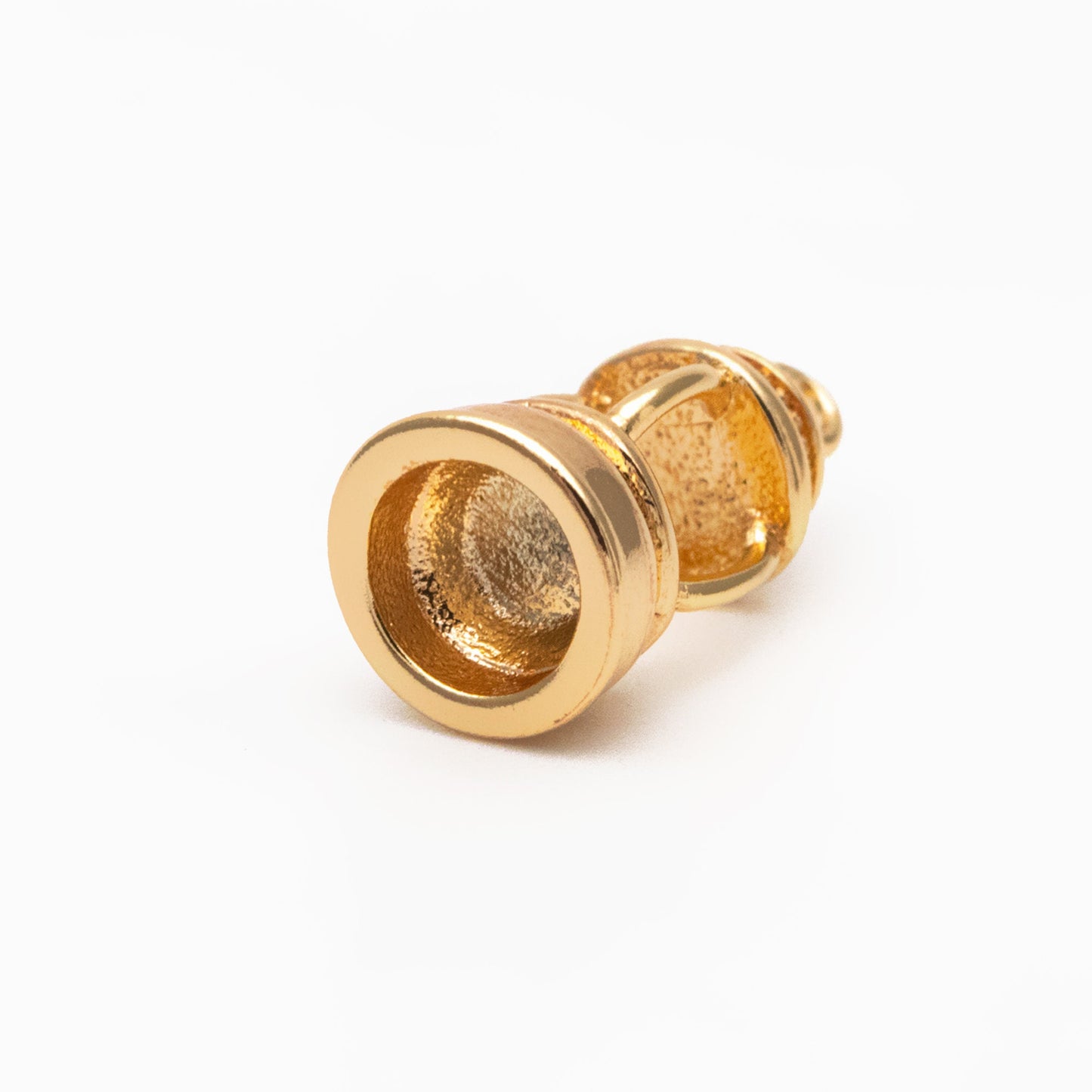 10pcs 18K Gold Plated Lantern Charms,Brass Lamp Pendants (GB-3982)