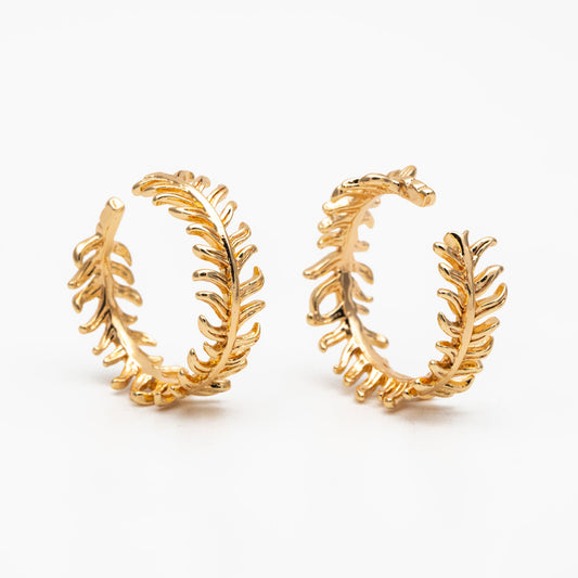 4pcs Gold Feather Finger Ring, Everyday Ring, Modern Style Ring, Fashion Rings, Dainty Rings (#GB-3925)