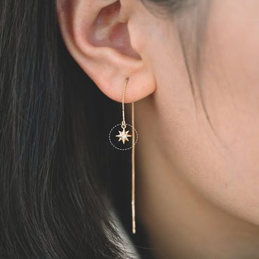 10pcs CZ pave Star Charm 6x8mm, 18K Gold plated Brass Mini Star Pendant (GB-924-F)