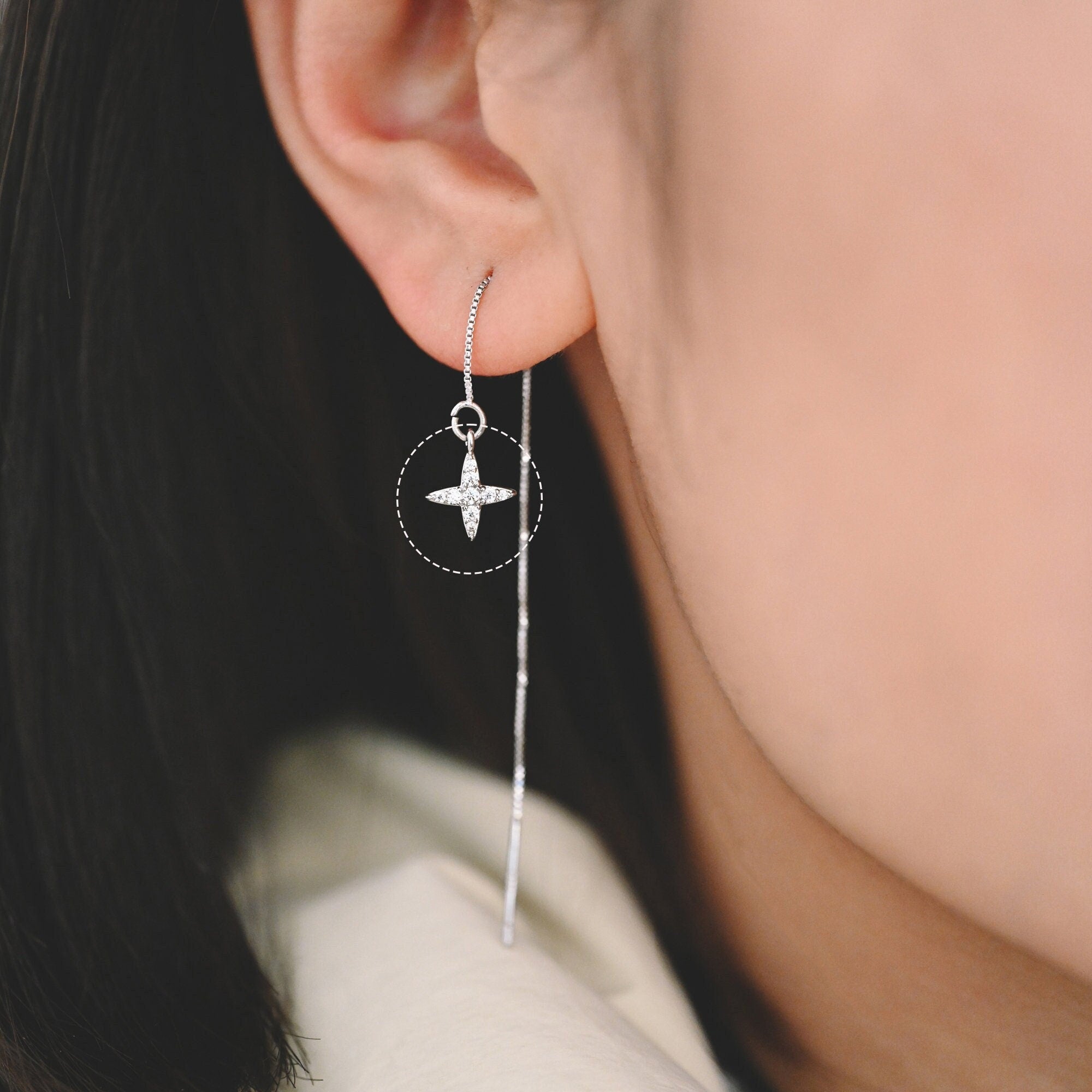 10pcs CZ Pave Gold / Silver Tone Cross Charms 10x8.5mm, 18K Gold/ rhodium plated Brass (GB-924-A)