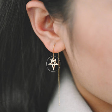 10pcs Gold Star Charms 12.5mm, Gold plated Brass Geometric Pendants, Lead Nickel Free (GB-922)