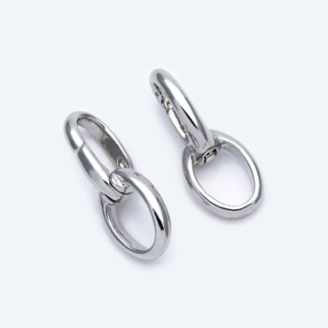 10pcs Gold/ Silver tone Snap Hook,25x10mm, Metal Spring Clasp, Lobster Clasps (GB-1686)