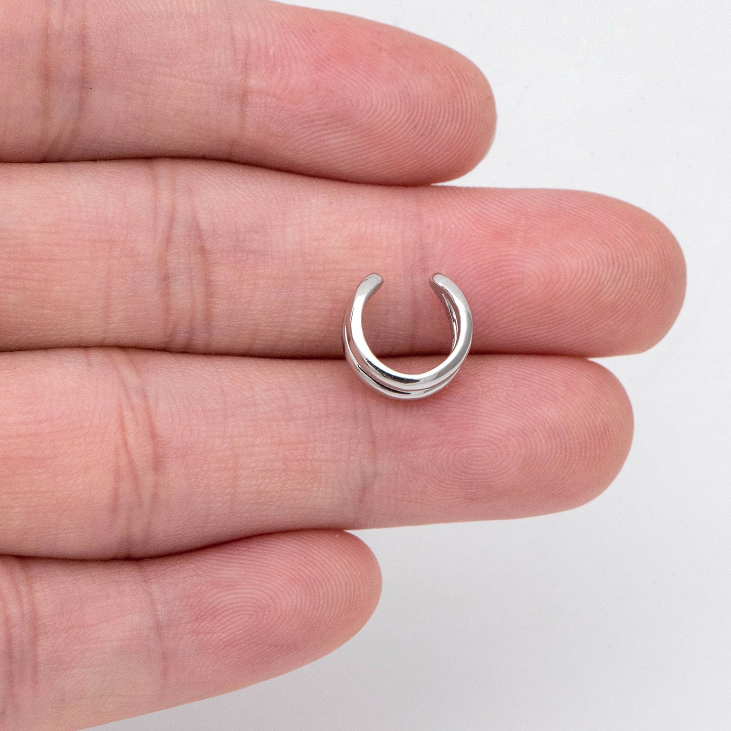 10pcs Gold/ Silver tone Ear Cuff, Cartilage, Fake Piercing, Cartilage Ear Cuff, Ear Wrap, Earcuff (GB-2826-D)
