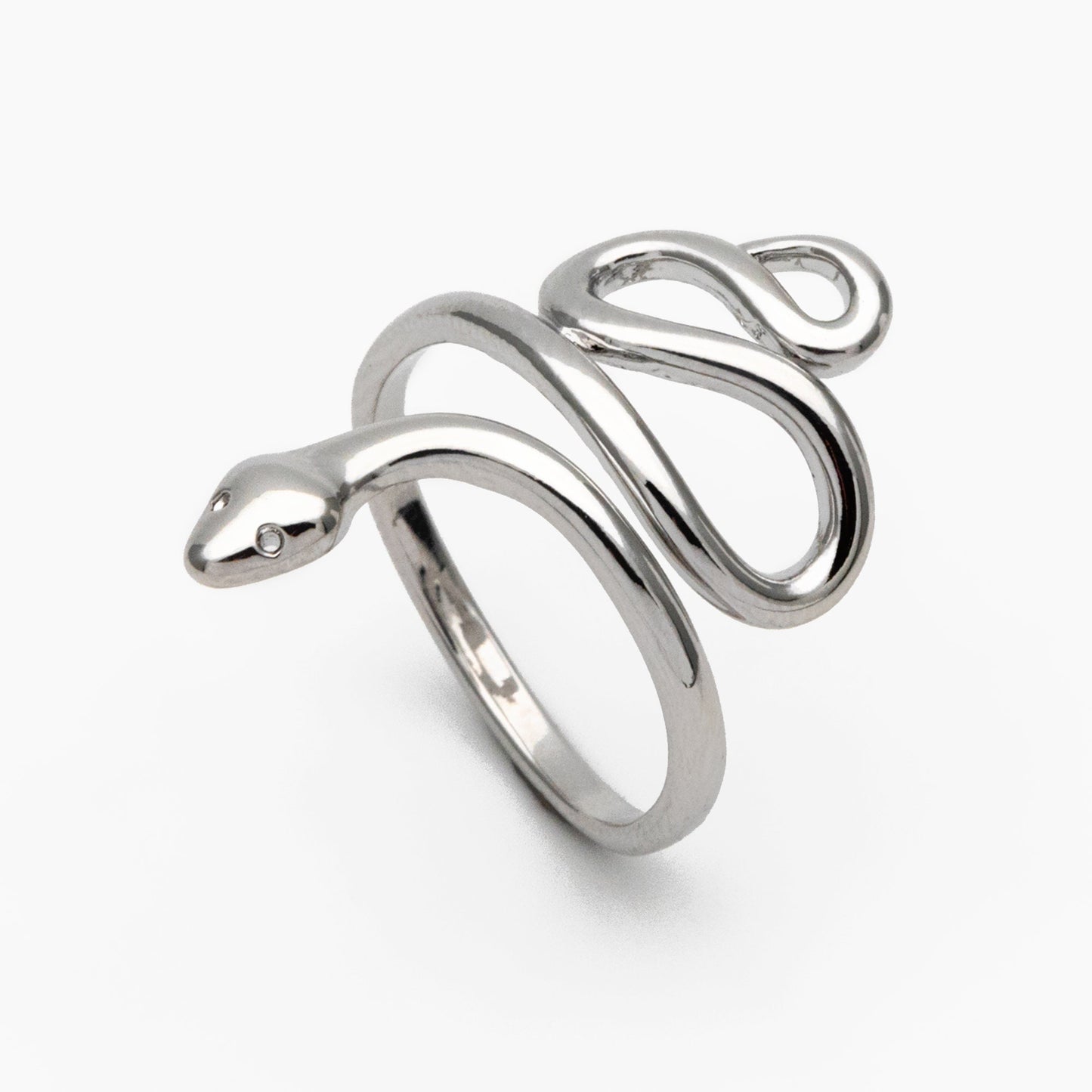 4pcs Gold/ Silver Tone Snake Ring, Open Serpent Ring, Reptile Adjustable Band Ring, Punk Animal Jewelry, Fashion Jewelry (#JZ-045)