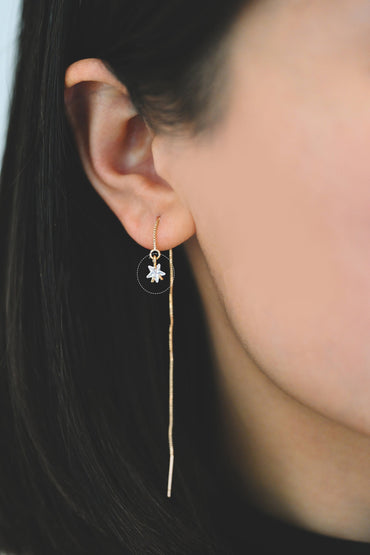 10pcs CZ Pave Gold/ Silver Star Charm Pendants 5mm, Real Gold/ Rhodium plated Brass, Color Not Easily Tarnish (GB-162-B)