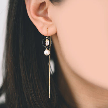 10pcs CZ pave Gold Rectangle Connectors 8mm, Gold Plated Brass Square Charm Pendants (GB-2947-C)