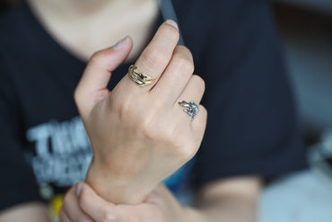 4pcs Gold Finger Ring, Everyday Ring, Modern Style Ring, Fashion Rings, minimalist ring (#GB-2670)