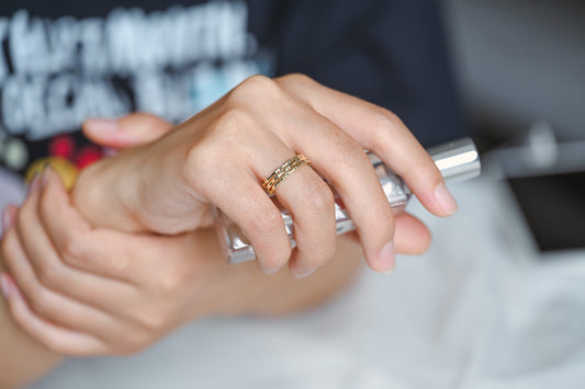 4pcs Gold Finger Ring, Bone Ring, Everyday Ring, Modern Style Ring, Fashion Rings, Dainty Rings (#JZ-029-A)