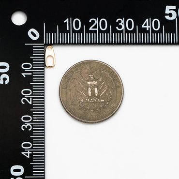 20pcs Gold/ Silver Tone Soda Tab Connectors for Necklace, Gold/ Rhodium plated Brass, Necklace Jewelry Making Supplies (GB-4472)