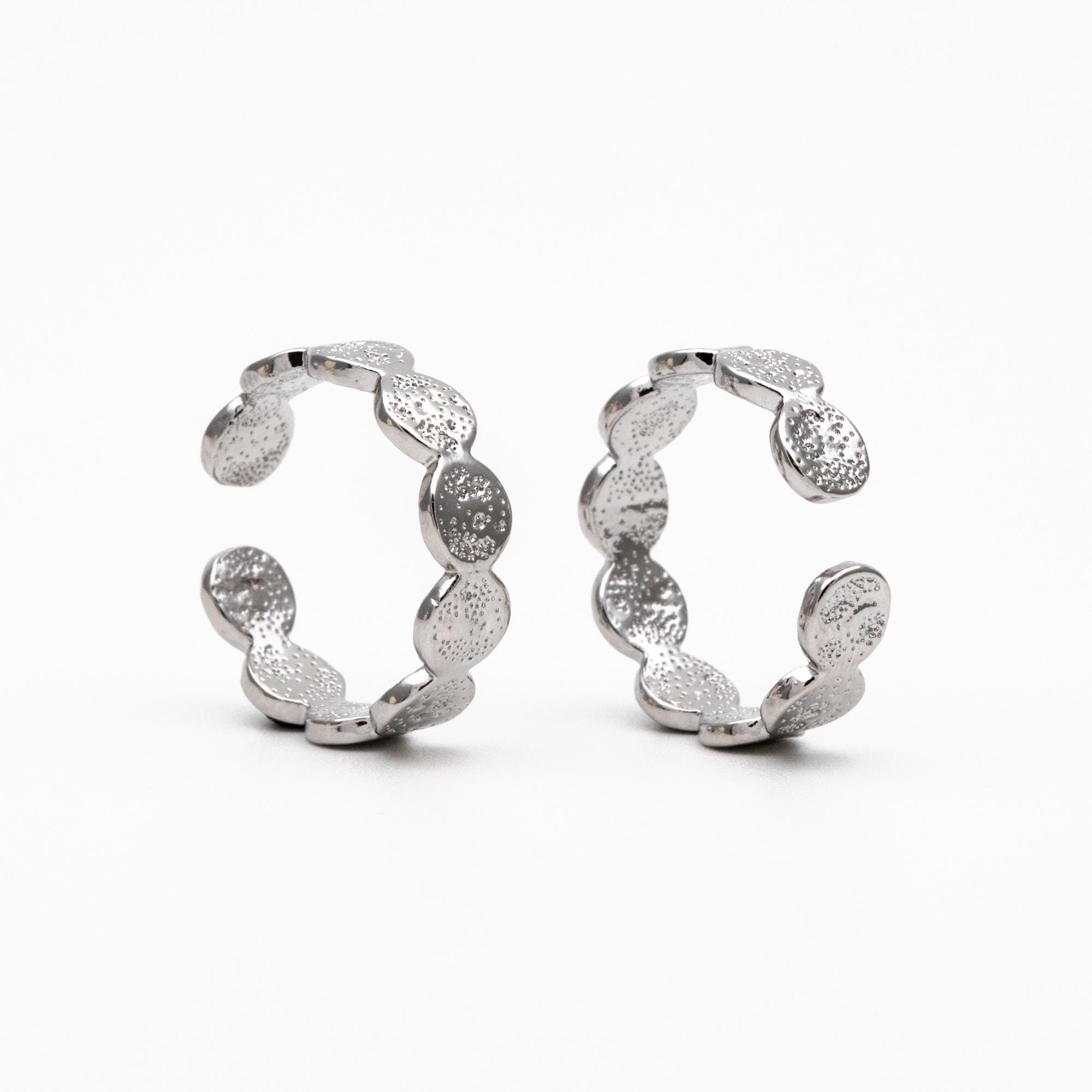 4pcs Gold/ Silver Hammered beaded Finger Ring, Everyday Ring, Modern Style Ring, Fashion Rings, Dainty Rings (#GB-2693)