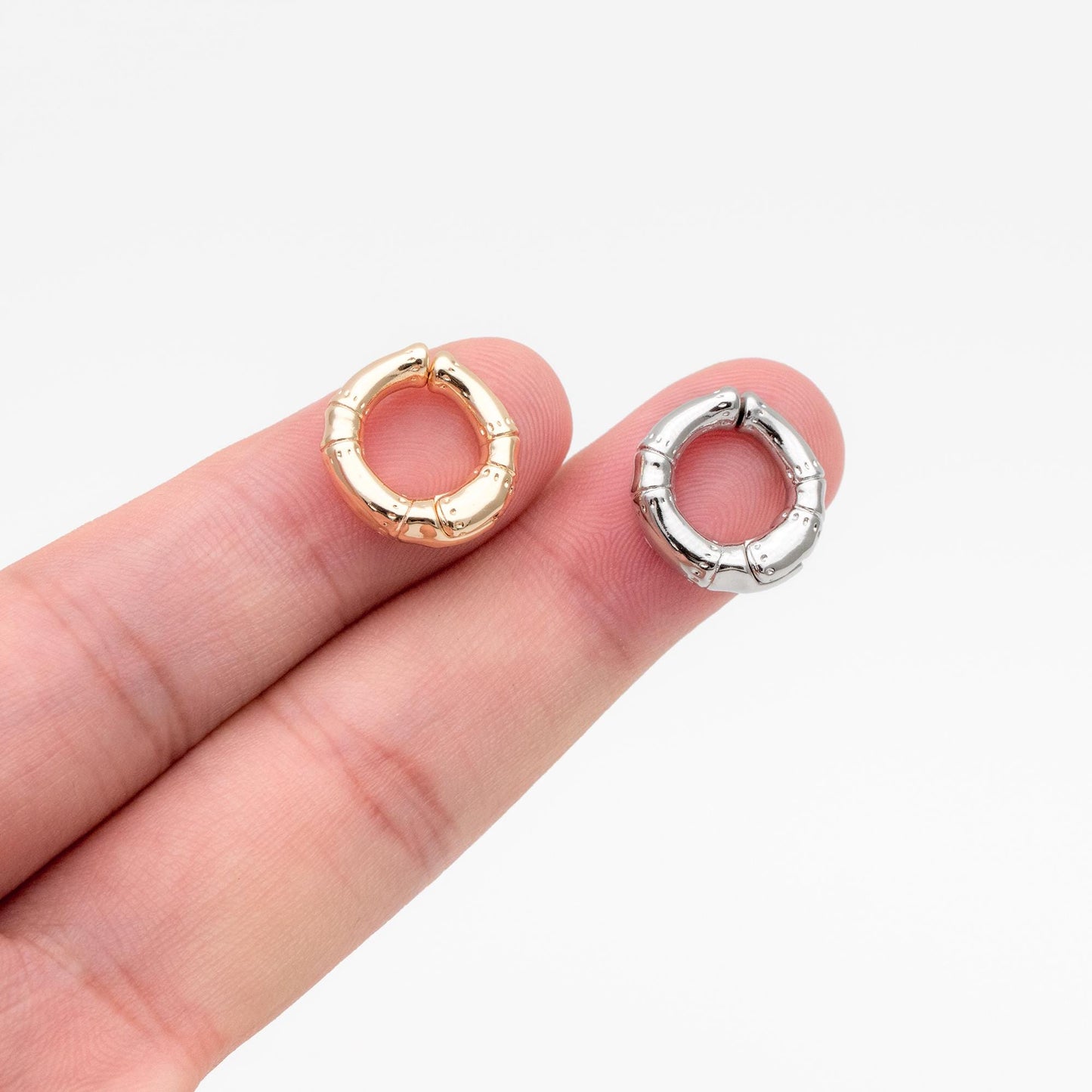 4pcs Gold/ Silver Tone Ear Cuff, Minimalist Cartilage Earrings, Dainty Clip On Earrings (GB-4573)