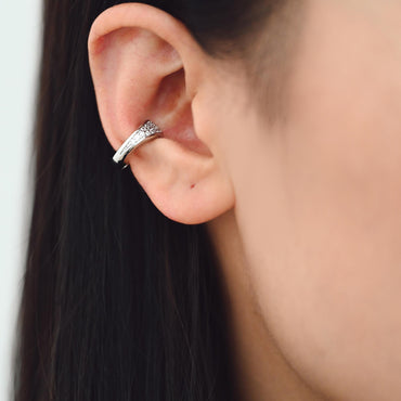 4pcs CZ Pave Gold/ Silver Tone Ear Cuff, Minimalist Cartilage Earrings, Dainty Clip On Earrings (GB-4576)