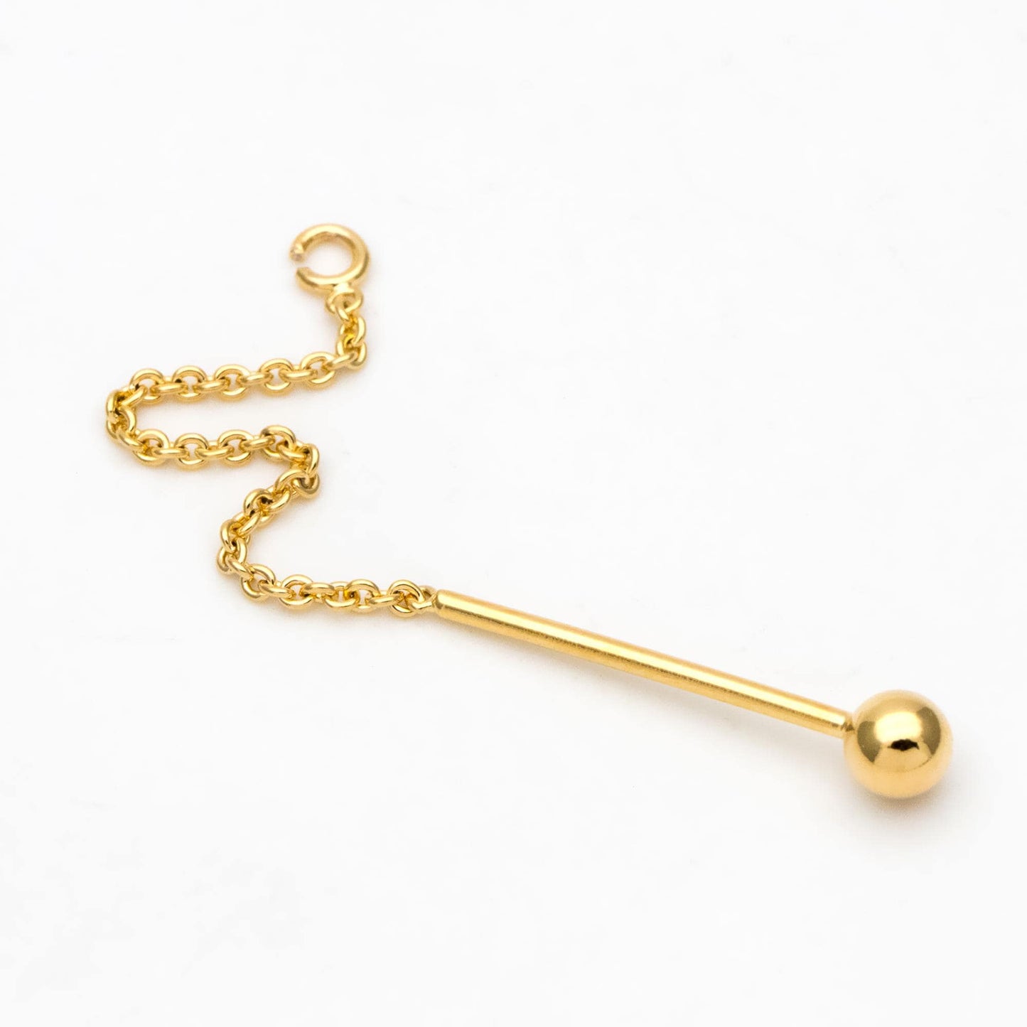 10pcs Gold/ Silver Tone Long Bar Charms , Gold/ Rhodium plated Brass Stick Pendants (GB-1279)