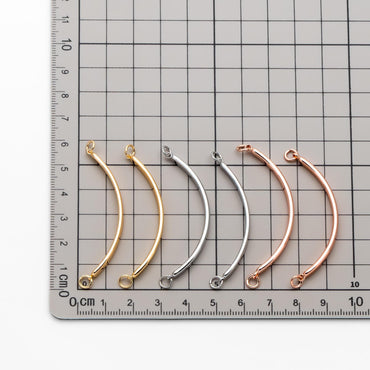 10pcs Gold/ Silver/ Rose Gold Bangles for Bracelets, Bracelet Finding Components (#GB-632)