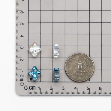 30 beads Unique Rhombus Glass beads (GM-016)