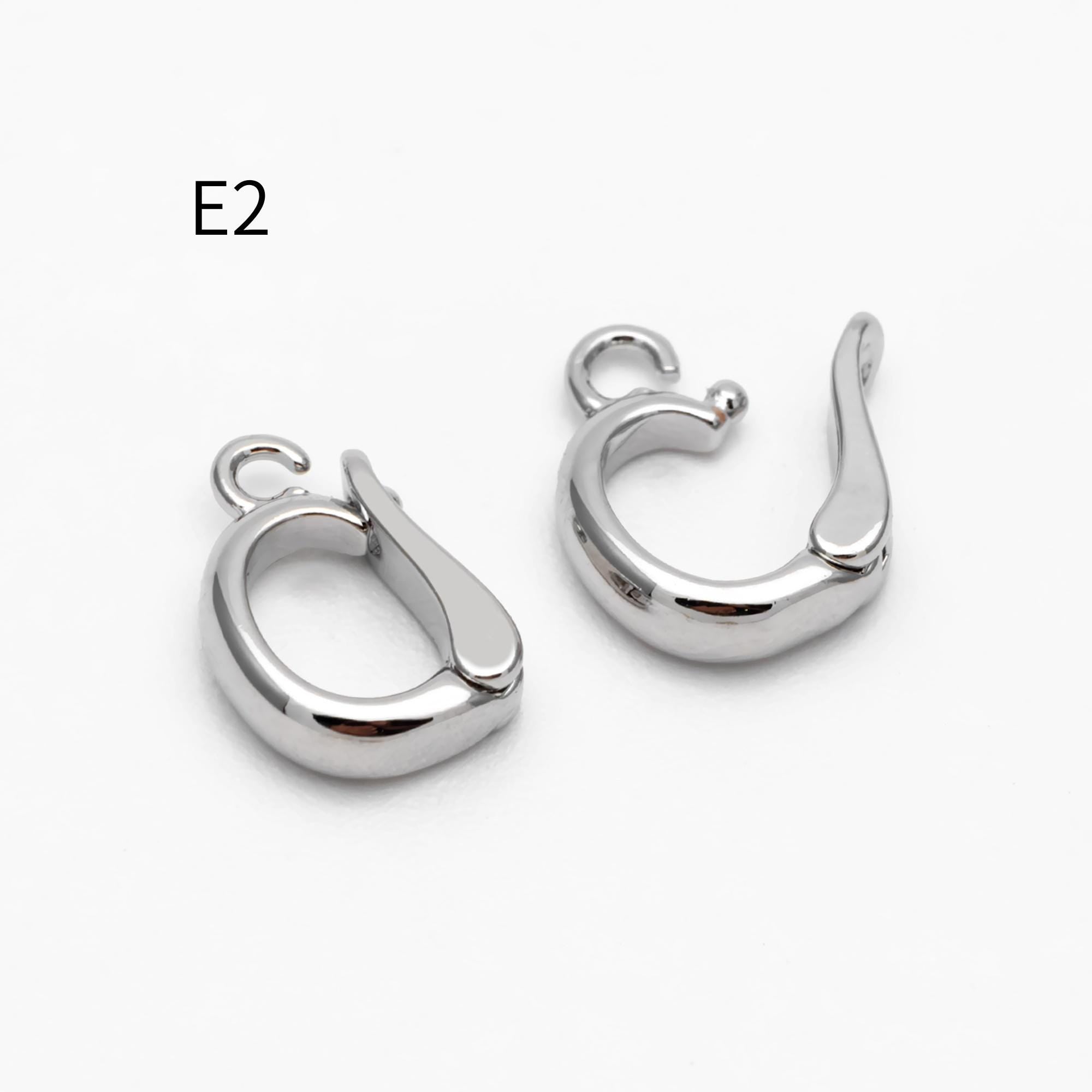 10pcs Gold/ Silver Tone Bail Connector, Gold/ Rhodium Plated Bails, Small Bail, Jewelry Bail, Pendant Bails, Metal Bails (GB-1468)