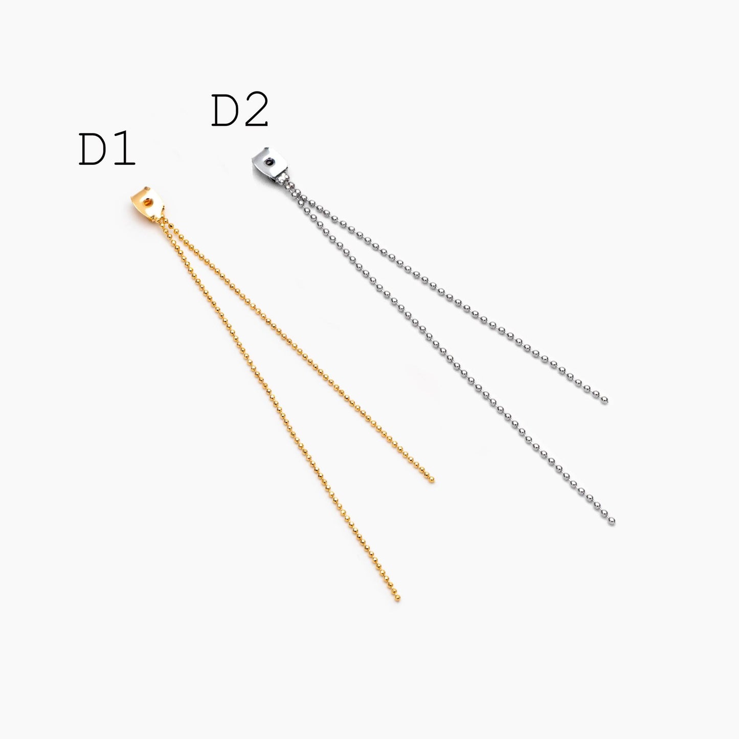 10pcs Trendy Tassel Ear Nuts, Tassel Ear Back Stoppers (GB-245)