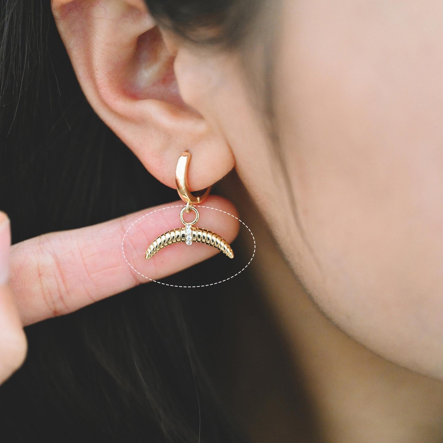 4pcs Gold/ Silver Tone OX Head Skull Charm, Ox Horn Charm, Real Gold/ Rhodium plated Brass, Buffalo Head Pendant (GB-3616)