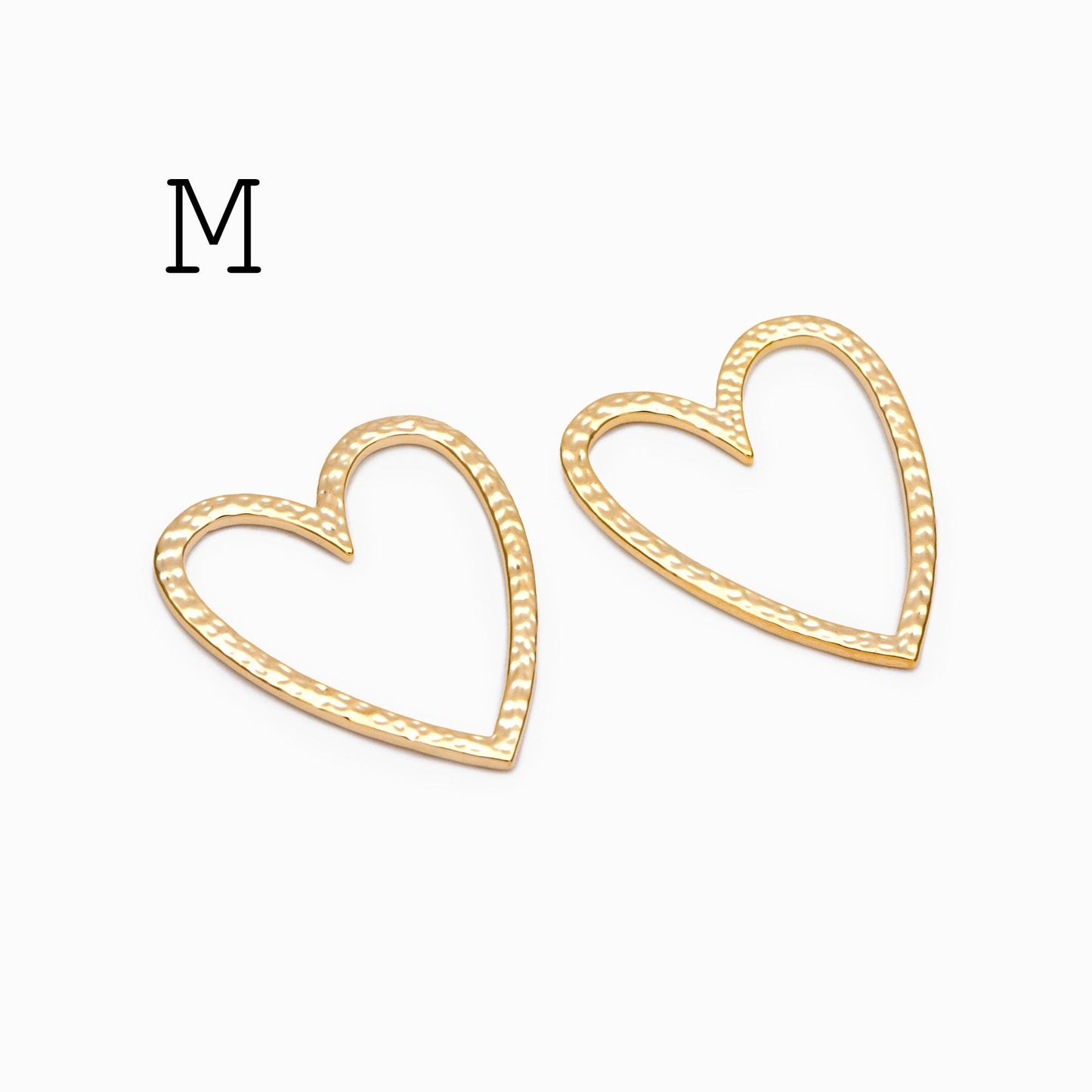 10pcs Gold Geometric Charm Connectors, 18K Gold plated Brass Earring Pendants (GB-2750)
