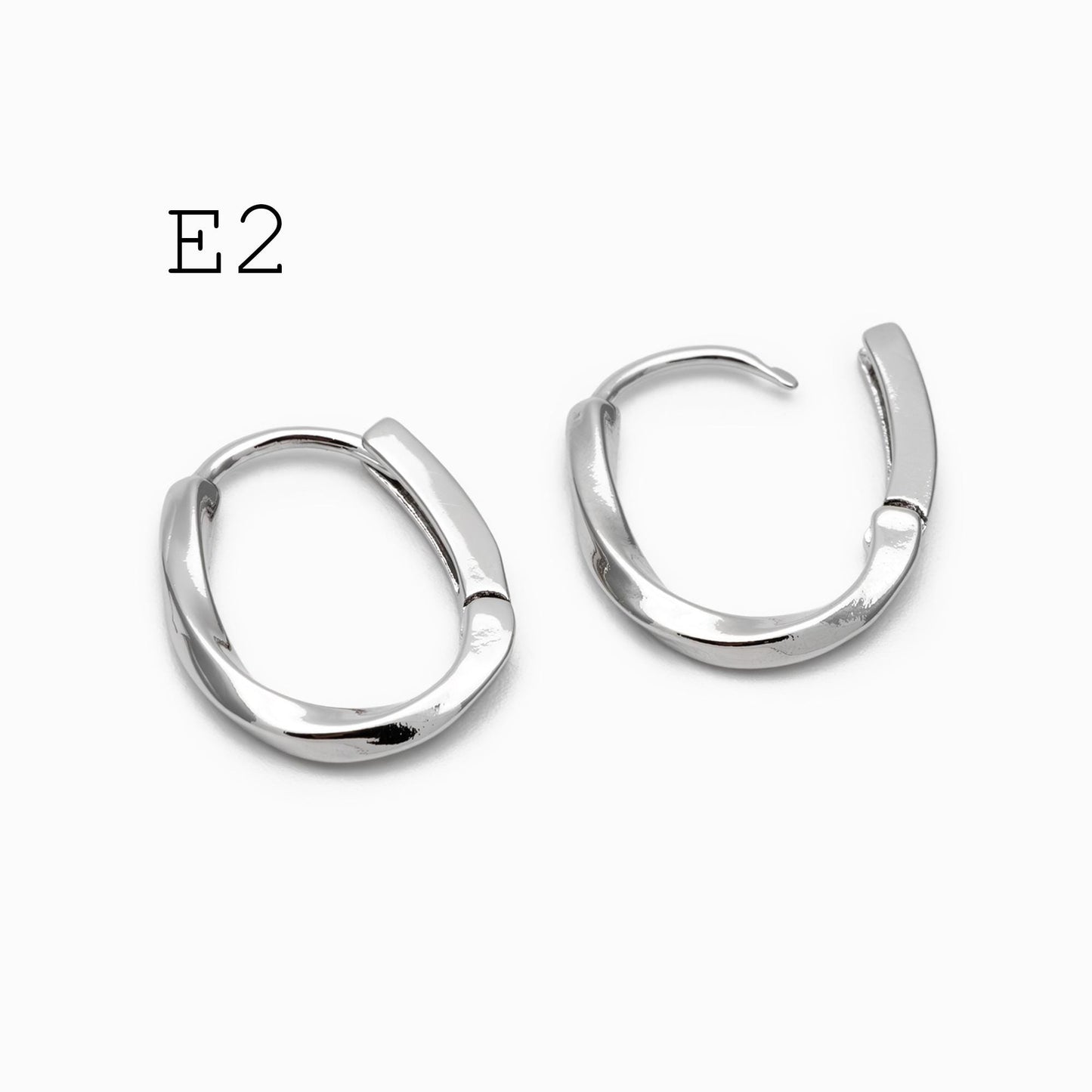 10pcs Gold/ Silver tone Oval Leverback Ear Hooks 14x10mm, Gold/ Rhodium plated on Brass, Earring Hoop Components (GB-1656)