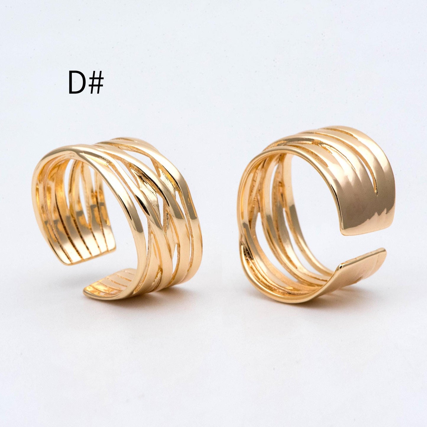 4pcs Gold Finger Ring, Everyday Ring, Modern Style Ring, Fashion Rings, minimalist ring (#JZ-031)