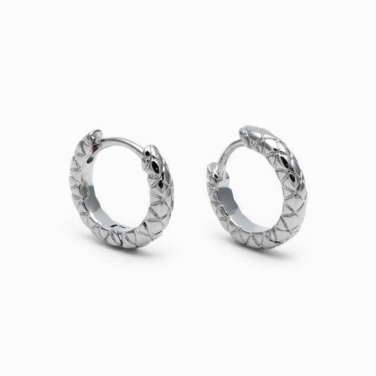 10pcs Gold/ Silver Textured Hoop Earrings, Huggie Earrings, Minimalist Earring, Small Gold Hoops Earring (GB-4741)