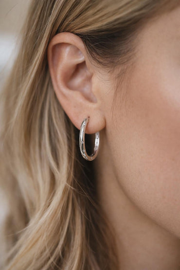 4pcs CZ Pave Gold/ Silver Oval Hoop Earrings, 18K Real Gold/ Rhodium plated Brass, Dainty Geometric Earring Hoops (GB-4692)