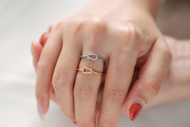 4pcs CZ Pave Finger Ring, Gold/ Rhodium plated Brass, Gift for Her, Dainty Ring, Minimalist Ring (#JZ-011)