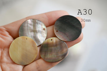 10pcs Black Mother of Pearl Pendants, Geometric Shell Charms for Jewelry Making, DIY Earrings, Necklaces (BK-004)