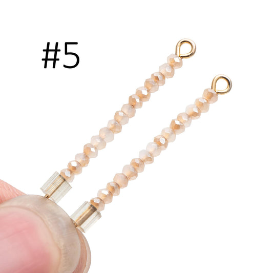 150 beads Crystal Faceted Rondelle Beads 2mm, Tiny Size Glass Spacer Beads-(BZ02)