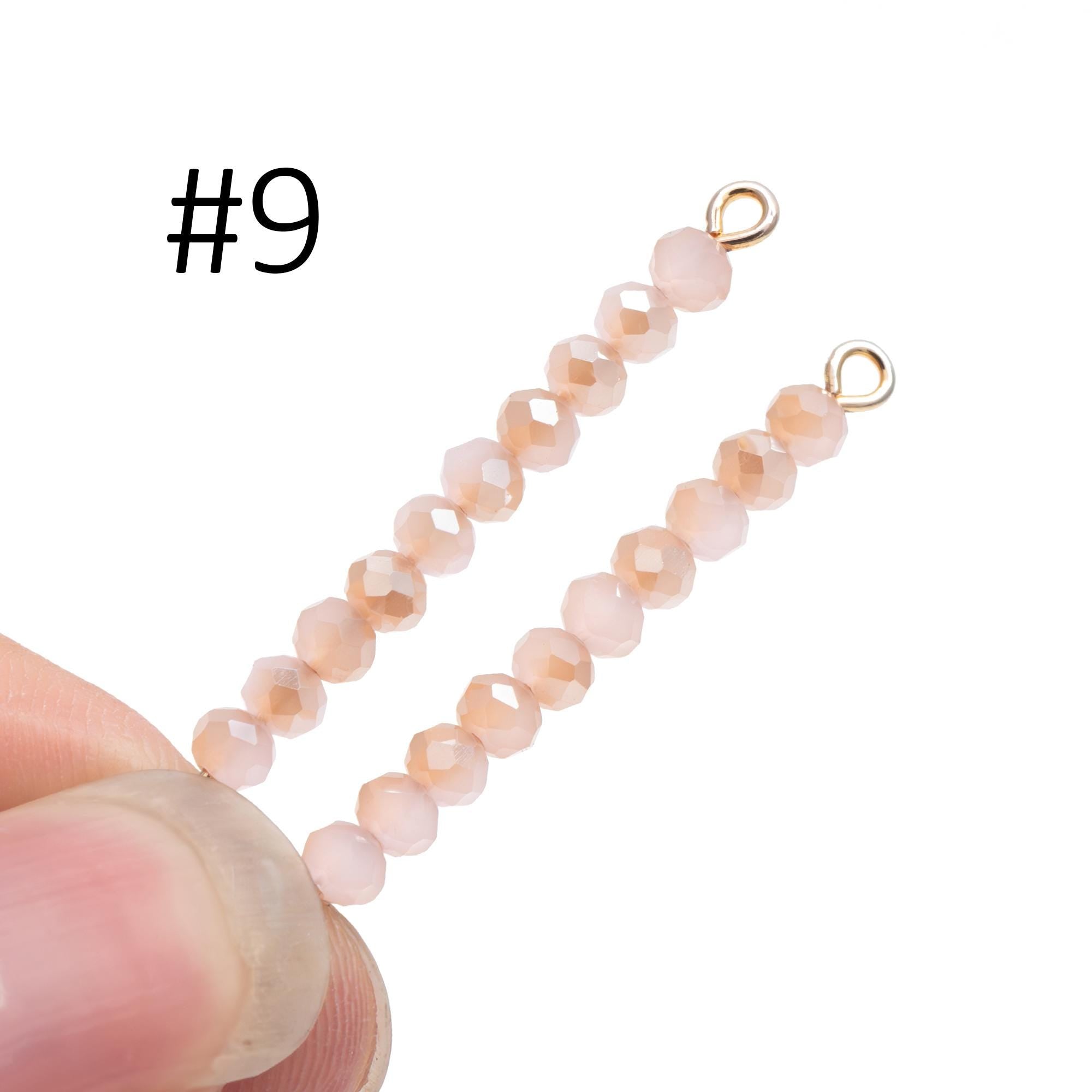 Crystal Glass Rondelle Faceted Tiny beads 2x3mm (#BZ03) (strand of 120 beads)