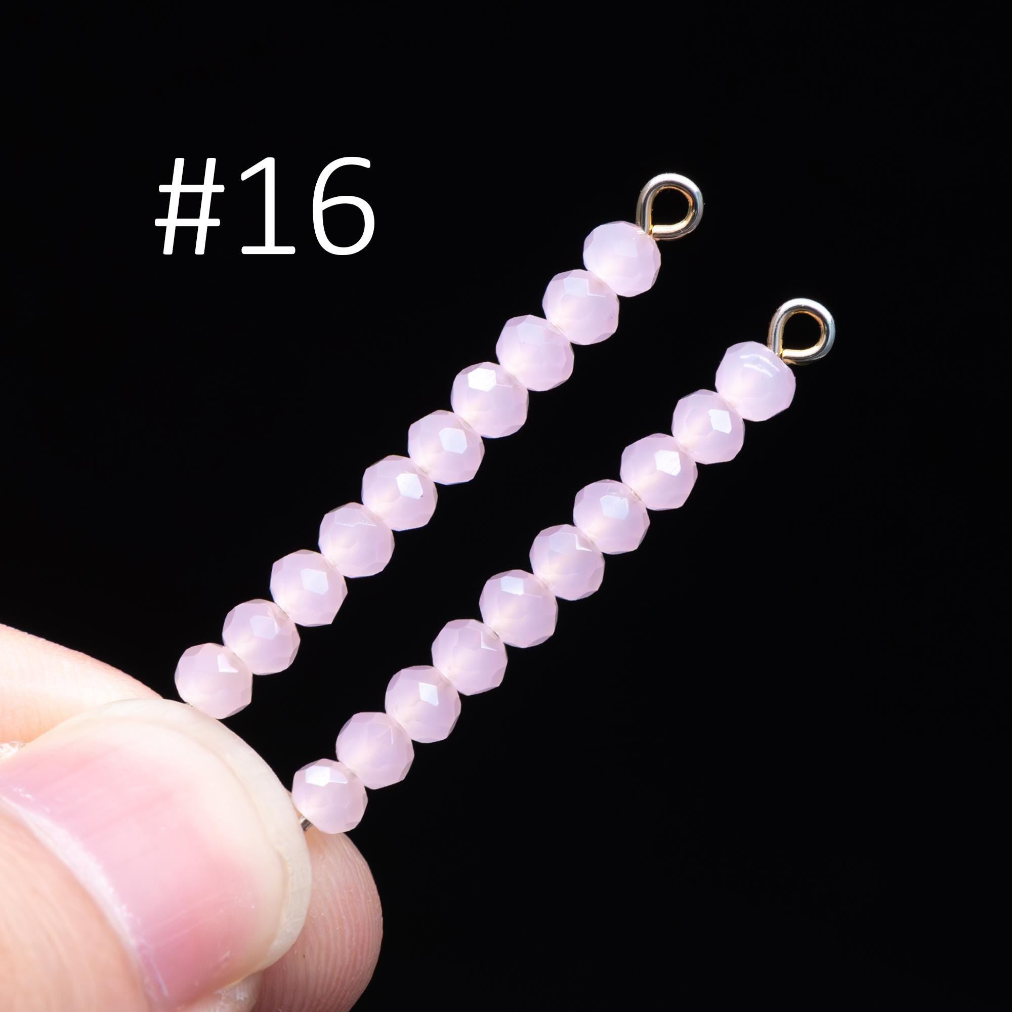 Crystal Glass Rondelle Faceted Tiny beads 2x3mm (#BZ03) (strand of 120 beads)