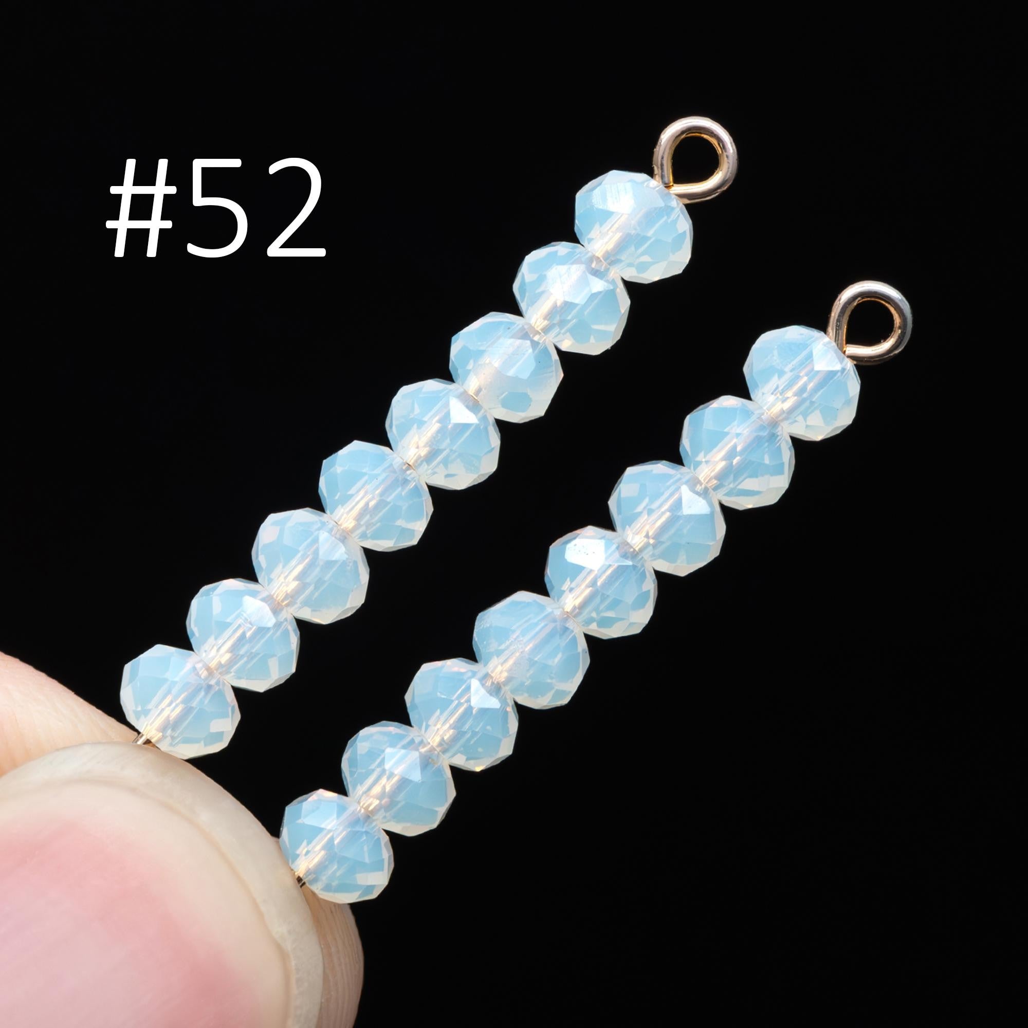 Crystal Rondelle 3x4mm, Glass Faceted Beads, 120 beads (BZ04)