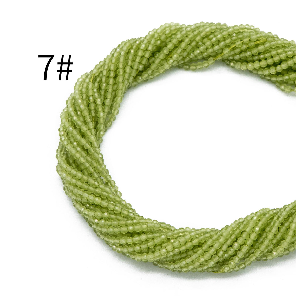 2mm-2.5mm faceted Colorful Micro Cat Eye Glass Beads, Small Faced beads, Bracelet Necklace DIY, Full 15 Inch Strands (TR-012)